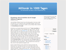 Tablet Screenshot of millionaer.in1000tagen.de